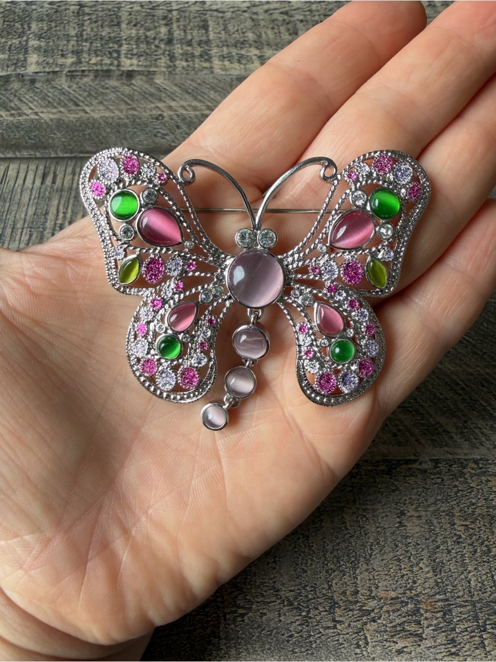 Vintage Butler Butterfly Brooch